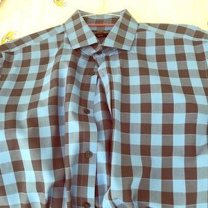 Hugo Boss Checkered Button Down.